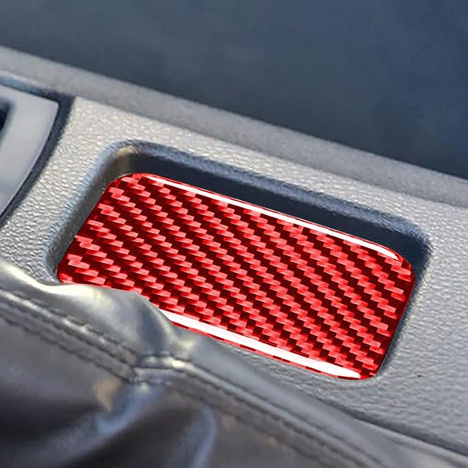 Real Carbon Fiber Decals Car Accessories Center Control Gear Shift Box Cover Trim Sticker Compatible with Scion FR-S 2013 2014 2015 2016 / Toyota 86 2017 2018 2019 2020
