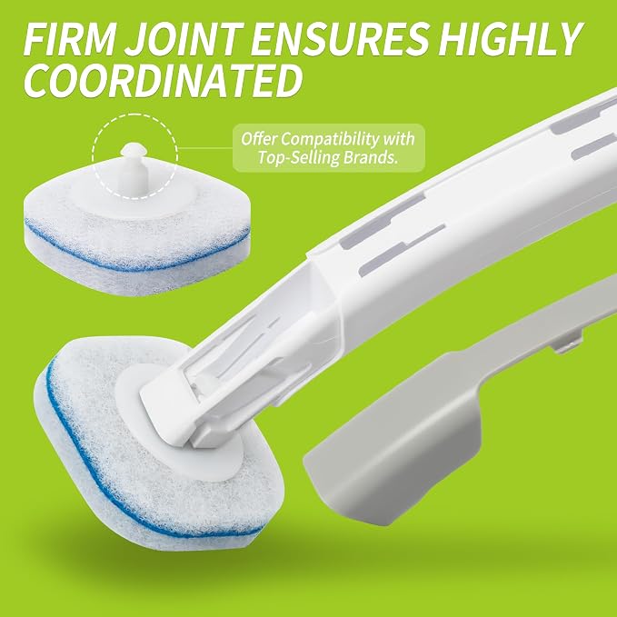 Toilet Bowl Cleaner Wand Refills Compatible with CLOROX, 21 Count Disposable Toilet Brush Refills, Replacement Heads for Toilet Cleaning System