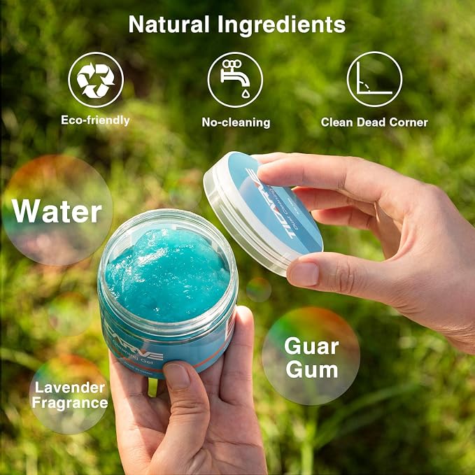 TICARVE Car Cleaning Gel Car Detail Tools Car Accessories Detailing Putty | Car Interior Cleaner Automotive Detailing Kit Keyboard Cleaner Office Laptop Slime Cleaner Dust Remover Gift For Men Women