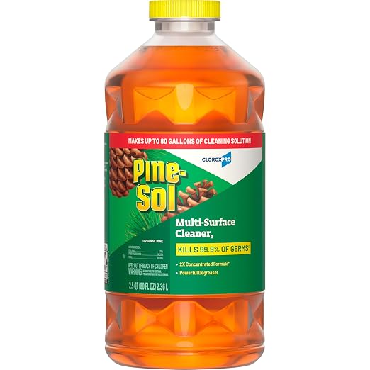 CloroxPro Pine-Sol Multi-Surface Cleaner, All Purpose Cleaner, Original Pine, 80 Fluid Ounces (Package May vary)