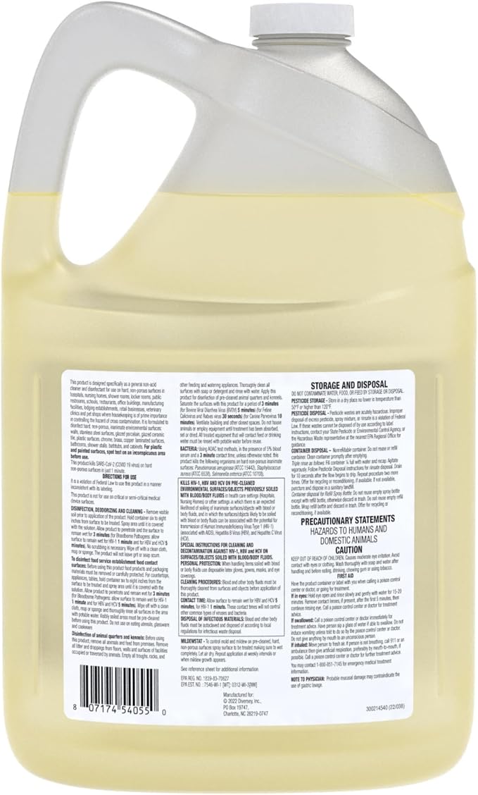 VIREX Diversey All Purpose Disinfectant Cleaner, 1 Gallon