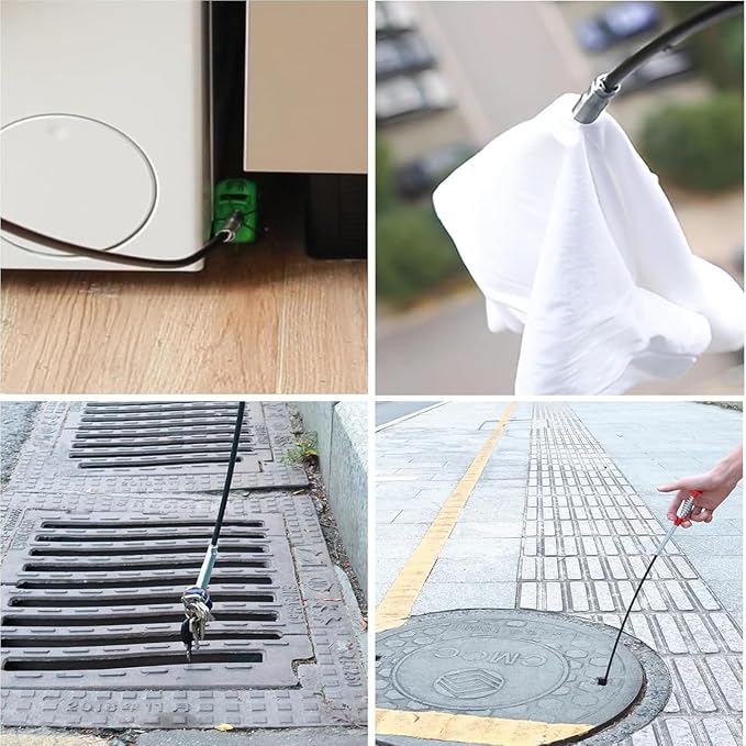 76 inch Drain Snake Flexible Grabber Claw – Toilet Snake Drain Claw for Clog Remover & Pick Up Small Items