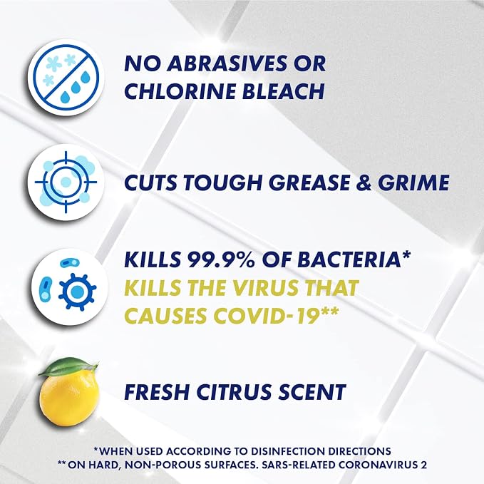 OxiClean 3-in-1 Deep Clean Multi-Purpose Disinfectant, 30 oz (Pack of 2)