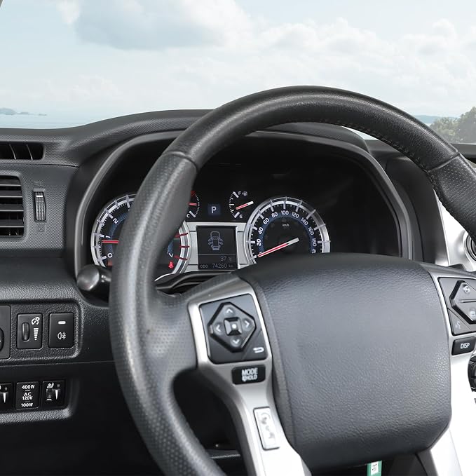 RT-TCZ for 4Runner Dash Cluster Instrument Panel Gauges Trim Cover for Toyota 4Runner 2010-2023 Matte Black Interior Accessories