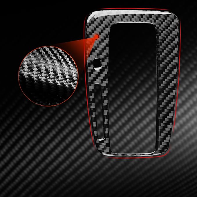 Real Carbon Fiber Trim for Honda CRV Accessories | for CR-V 2012 2013 2014 2015 2016 Gear Shifting Box Indicator Sticker Interior Thick Overlay Decal