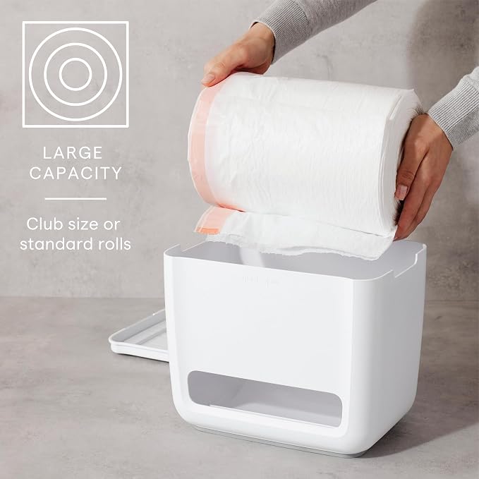YouCopia SinkSuite Trash Bag Dispenser, Garbage Bag Holder, Top Lid Storage
