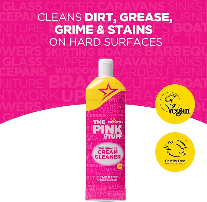 The Pink Stuff Miracle Cream Cleaner, 16.9 Fl Oz