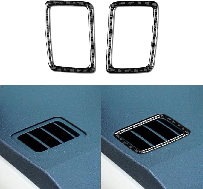 Dash Side Trim for Toyota Corolla 2009-2013 Accessories Black | Soft Carbon Fiber | Upgrades for Car | Only for Left-Hand Drive | Anti-Scratch | Sporty Style