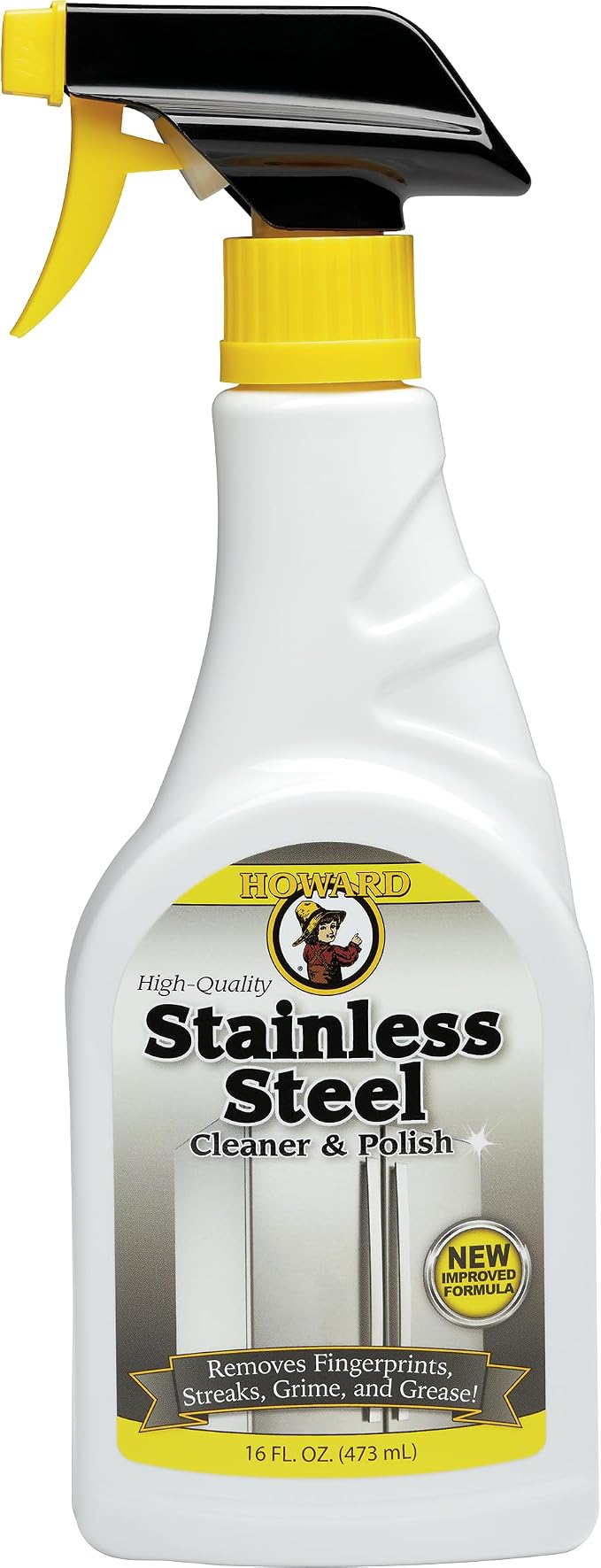 Howard Products Stainless Steel Cleaner for Appliances - Stainless Steel Cleaner and Polisher