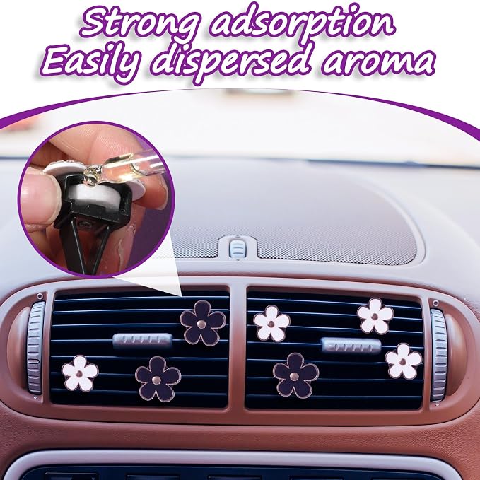 100 PCS Air Filter Scent Pads, Essential Oil Pads Unscented White Custom Scent Replacement Pad, 17mm Universal Essential Oil Perfumes Refill Tablets for Car Air Freshener Vent Clips Car Diffusers