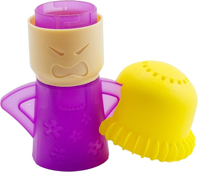Microwave Cleaner Steam Angry mama Easily Cleans the Crud In Minutes. Fast Action Steam Kitchen Gadget,Just Add Vinegar and Water (purple)