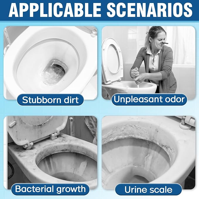 Pumice Stone for Toilet Bowl Cleaning, Toilet Cleaner, Powerfully Cleans Hard Water Rings, Calcium Buildup and Stains, Suitable for Cleaning Toilets, Bathroom