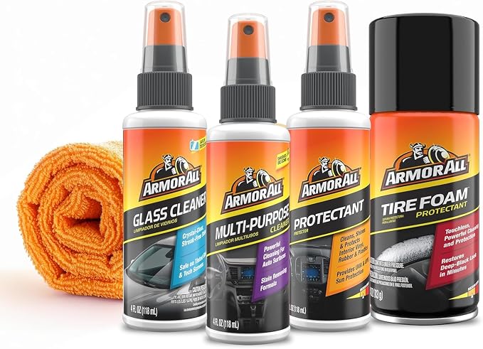 Armor All Car Cleaning Kit, Interior and Exterior, 5-Piece Kit | Armor All Car Cleaning Kit, Interior and Exterior, 5-Piece Kit