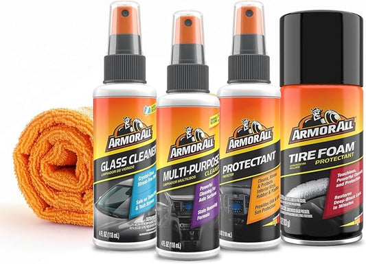Armor All Car Cleaning Kit, Interior and Exterior, 5-Piece Kit | Armor All Car Cleaning Kit, Interior and Exterior, 5-Piece Kit