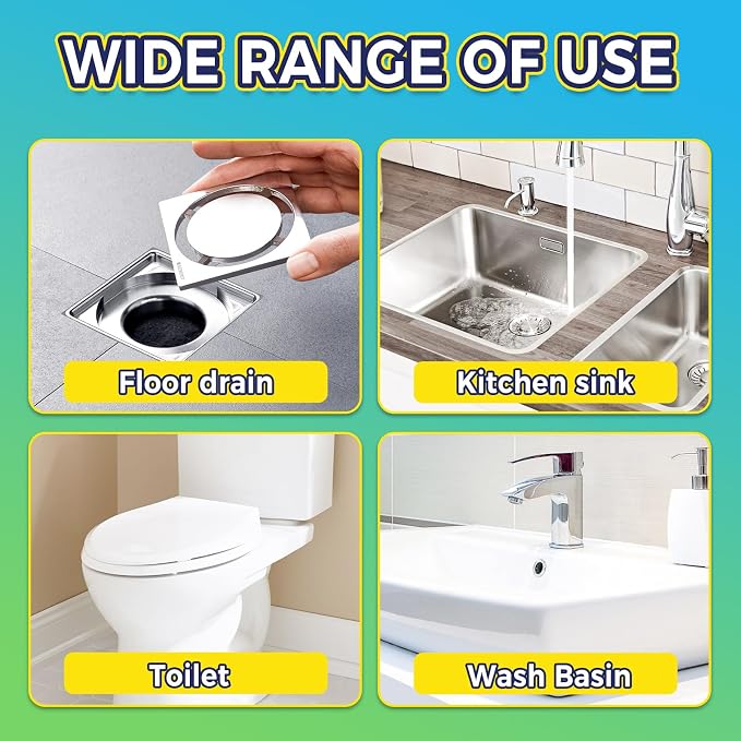 Disposal Cleaner Tablets 25 Pack, 1 Year Supply Sink and Drain Cleaner, Deodorizer Tablets Remove Odor-Causing Residues, Garbage Disposal Cleaner For House, Kitchen, Bathroom Drain Cleaning Care