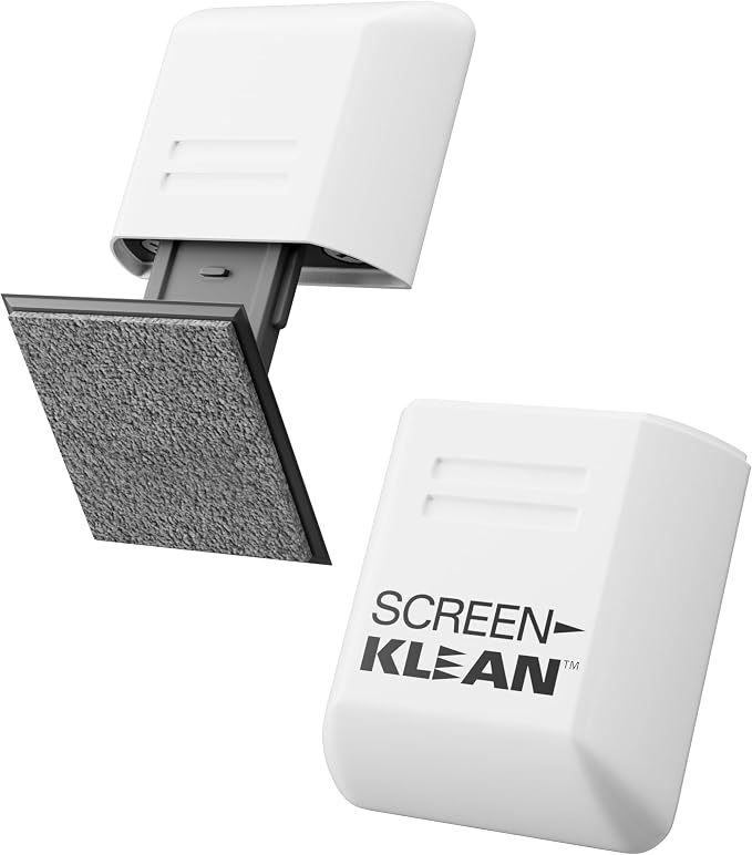 ScreenKlean Tablet Screen Cleaner - Compatible with iPad, Android & Amazon Tablet - with Carbon Microfiber Tech - Injected White - 1 Count (Pack of 1)