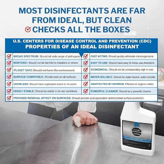 PermaSafe CLEAN 1-Step Disinfectant, Deodorizer & All-Purpose Cleaner; Soft, Hard & Food Surface Sanitizer; Kills 99.9% of Bacteria, Viruses, Molds - Child, Pet, Planet & All Surface Safe (3oz 2-pk)