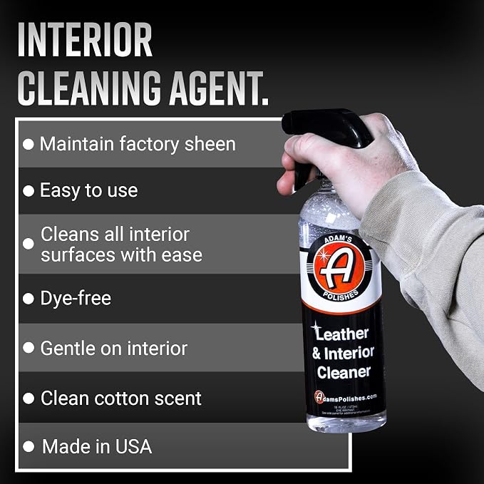 Adam's Polishes Leather & Interior Cleaner (640 fl. oz (5 Gallon))