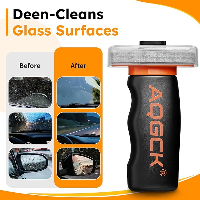 AOGCK Windshield Oil Film Remover – Nano‑ceramic hydrophobic, anti‑fog | Nano‑ceramic hydrophobic coating – anti‑fog, water‑repellent, streak‑free – for windshields, windows & all car glass
