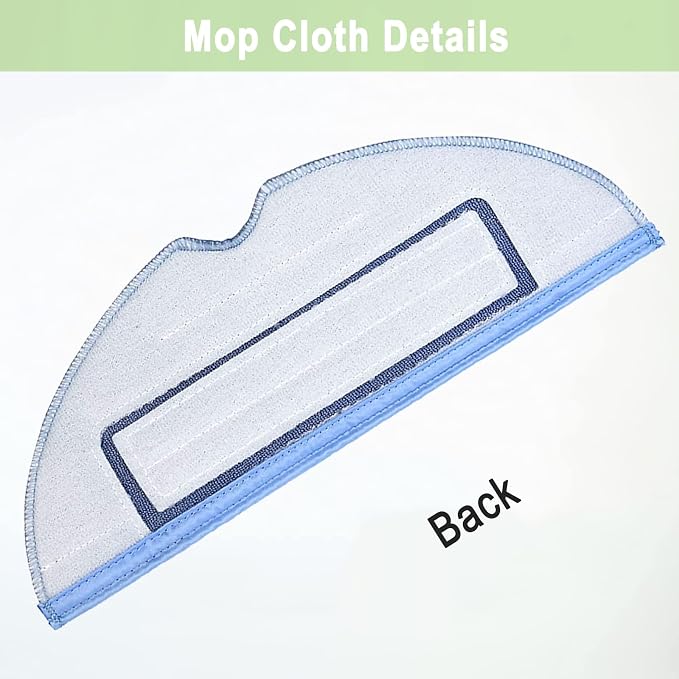 S7 Vacuum Mop Replacement Pads for Xiaomi Roborock S7 Roborock S7+ Roborock S7 MaxV Roborock S8/S8+ Roborock S7 MaxV Plus Roborock T7S T7 plus T7S plus Robot Vacuum,10 Pack Microfiber Mop Pads