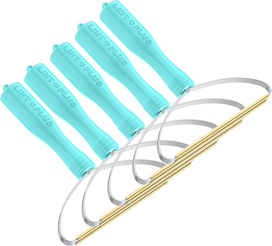 Deep Cleaner Pro Pet Hair Remover 5-Pack Bulk Set - Heavy Duty Carpet Rake & Multi-Surface Scraper for Dog & Cat Hair on Rugs, Couches, Pet Towers, Car Seats & Stairs - Reusable Travel-Size