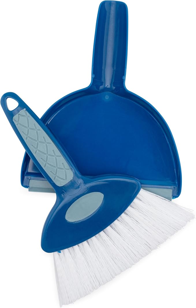 Hefty and Durable Small Hand Broom with Snap-on Dust Pan, Available in Various Package Quantities (4)