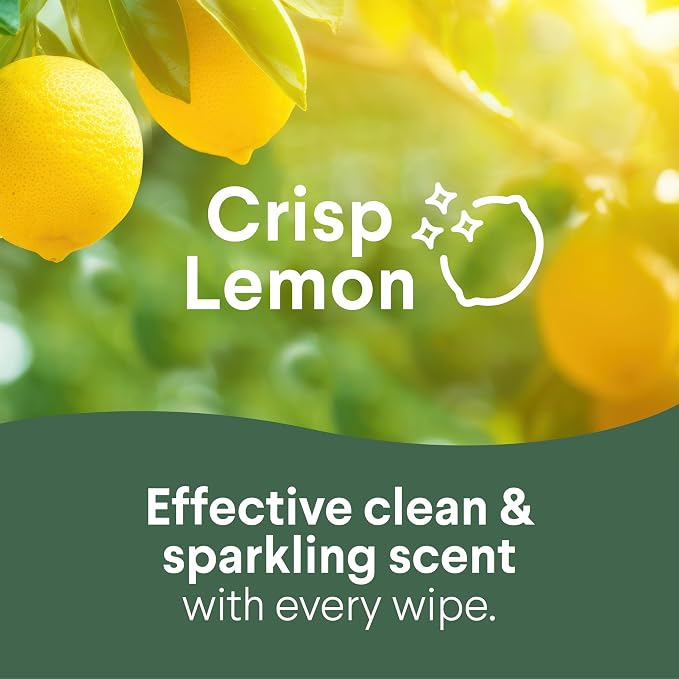Clorox Disinfecting Cleaning Wipes, Bleach Free, Crisp Lemon, Fresh Scent, Scentiva Coconut and Waterlily, 75 Count Each (Package May Vary)