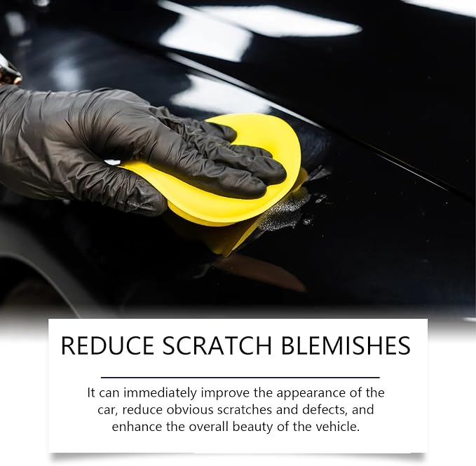 Glass Cooktop Scratch Remover, Glass Stovetop Scratch Remover for Black 𝐆lass Stove Top, Scratchfree Stove Top 𝐒cratch 𝐑emover, Car Cleaner and Polish Wax for 𝐆lass Ceramic Cooktop (180, Grams)