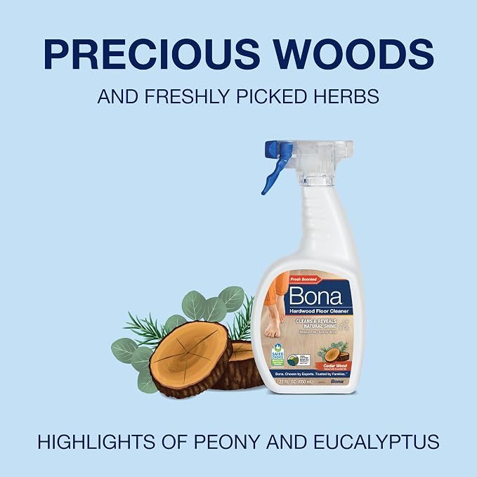 Bona Hardwood Floor Cleaner Spray - 32 fl oz - Cedar Wood Scent