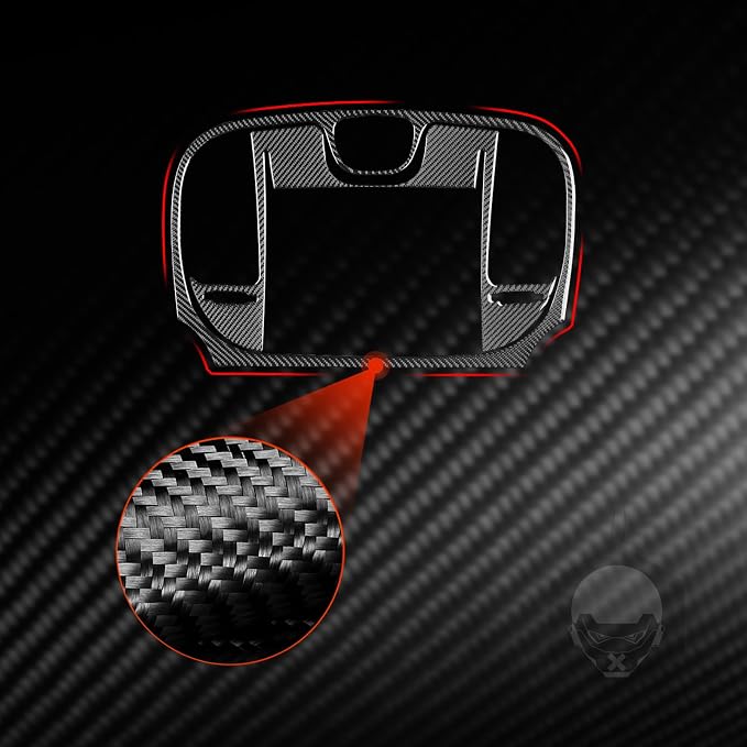 Real Carbon Fiber Trim for Chrysler 300 Accessories | for 2015-2023 300C 300S Limited/Touring Center Console Navigation Panel Sticker Interior Thick Overlay Decal