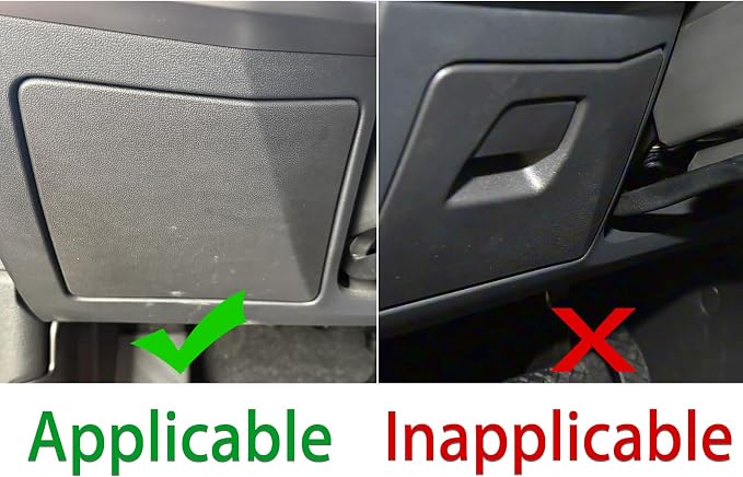 Real Carbon Fiber Driver Stickers Fit for Audi A3 8Y S3 2021-2025 | Driver Side Glove Box Panel Trim | Accessories | Thick Overlay | Anti-scratch