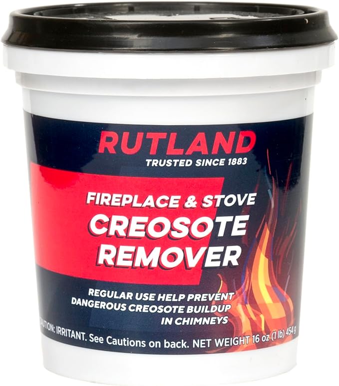Rutland Creosote Remover, Fireplace, Wood Stove & Chimney Cleaner, 1 lb Tub