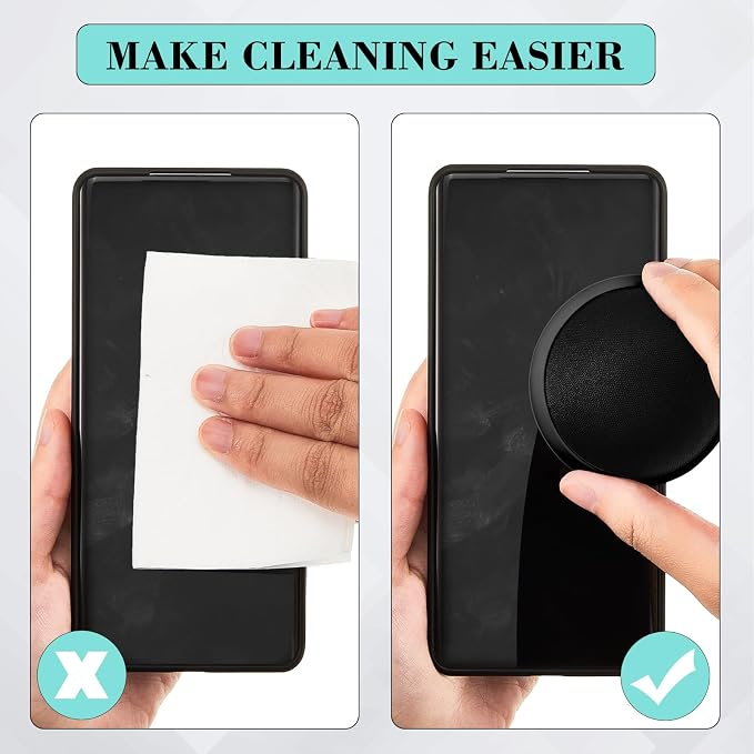 Suclain 4 Pack Touch Screen Cleaner Balls Phone Cleaning Ball Microfiber Touch Car Screen Glass Cleaner for Easter Computer Laptop Phone Monitor