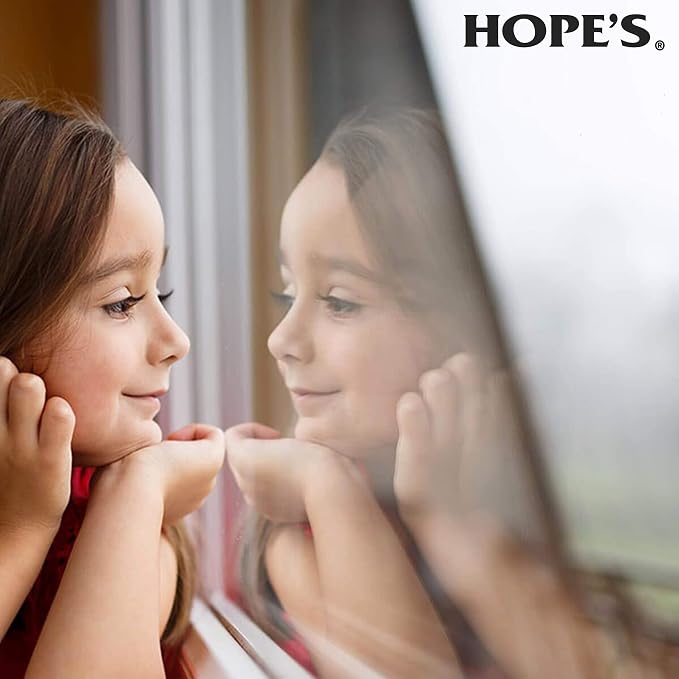 HOPE'S Perfect Glass Cleaner Spray, Streak-Free, Ammonia-Free Window, Mirror, Screen, and Shower Door Cleaner, Indoor and Outdoor Glass Surfaces, 32 Fl Oz, Pack of 1 With Microfiber Cloth