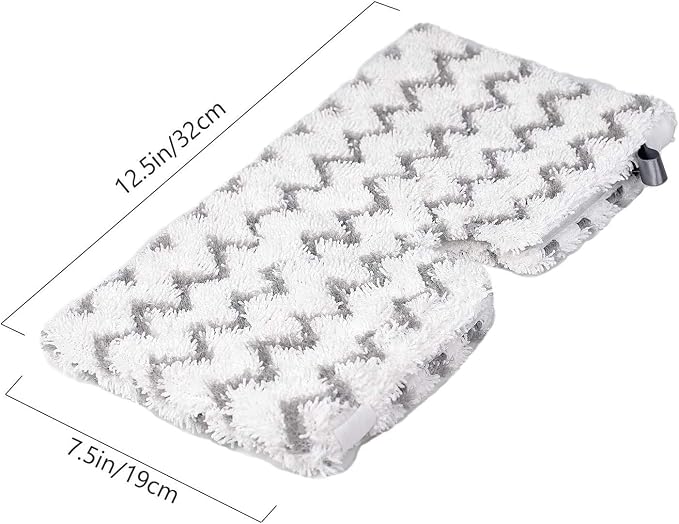 F Flammi Heavy-Duty Steam Mop Replacement Pad for Shark Steam Pocket Mop S3501 S3601 S2901 S2902 S3550 S3801 S3901 SE450 S3601D S3901D for All Hard Floors Soft Scrub Mop Pad for Shark