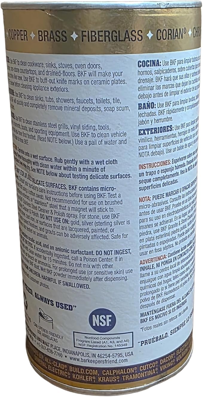 Bar Keepers Friend® Cleanser & Polish: 15 OZ