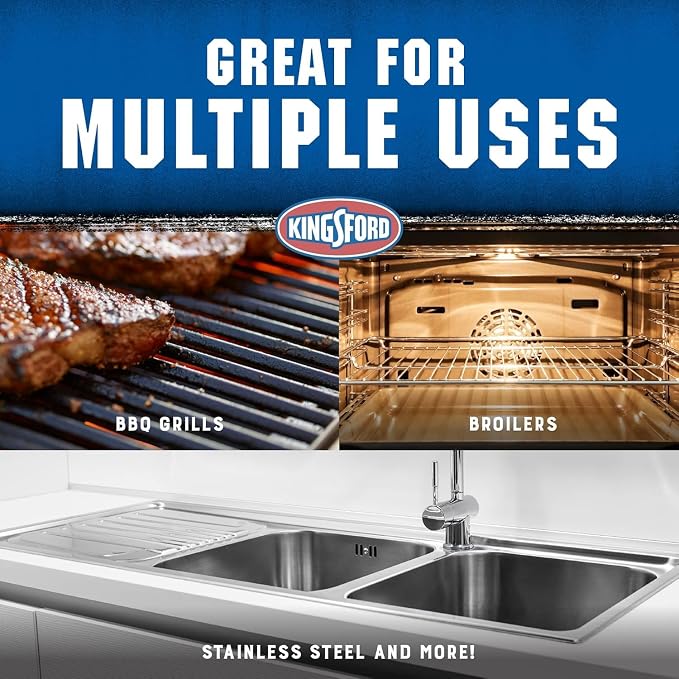 Kingsford Grill Cleaner and Formula 409 Oven Cleaner Lemon Fresh Scent Heavy Duty BBQ Degreaser Oven Cleaning Spray Removes Grease and Burnt Residue Indoors Outdoors 14.5 OZ Each 2 Bottles