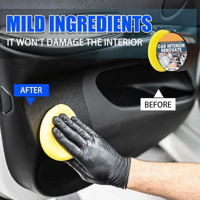 Trim Restorer Automotive Interior Care Protection Repair Gentle | Car Upholstery Polishing Compound Gentle Dashboard Steering Wheel for Vehicle Detailers Trucks Sedans SUVs RVs