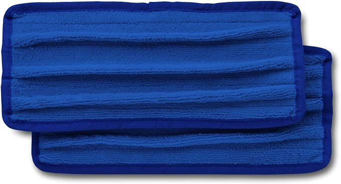 Unger SpeedClean Indoor Window Cleaner Replacement Pads, Remove Dirt, Grim, and Dust, Works with All Glass Cleaners and Solutions, Cleaning Supplies, Reusable and Machine Washable