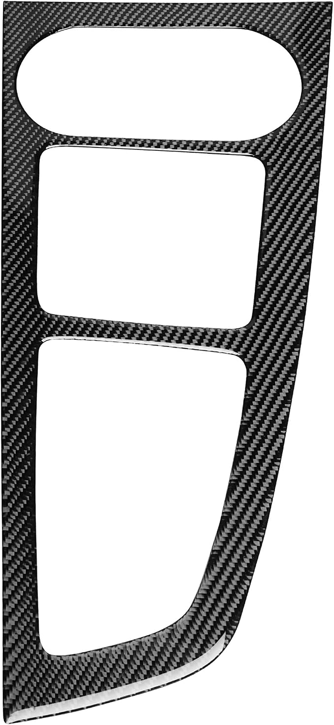 Real Carbon Fiber Trim for Audi Accessories | for B9 A4 S4 A5 S5 2020-2025 / RS5 2021-2025 Center Console Gear Shift Panel Frame Interior Thick Overlay Decal - A