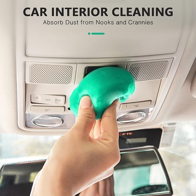 TICARVE Cleaning Gel for Car Detailing Kit Car Accessories Auto Detail Gel | Automotive Dust Air Vent Interior Detail Putty Cleaner For Laptop Car Slime Cleaner Dust Remover Gift For Men Women 5.6oz