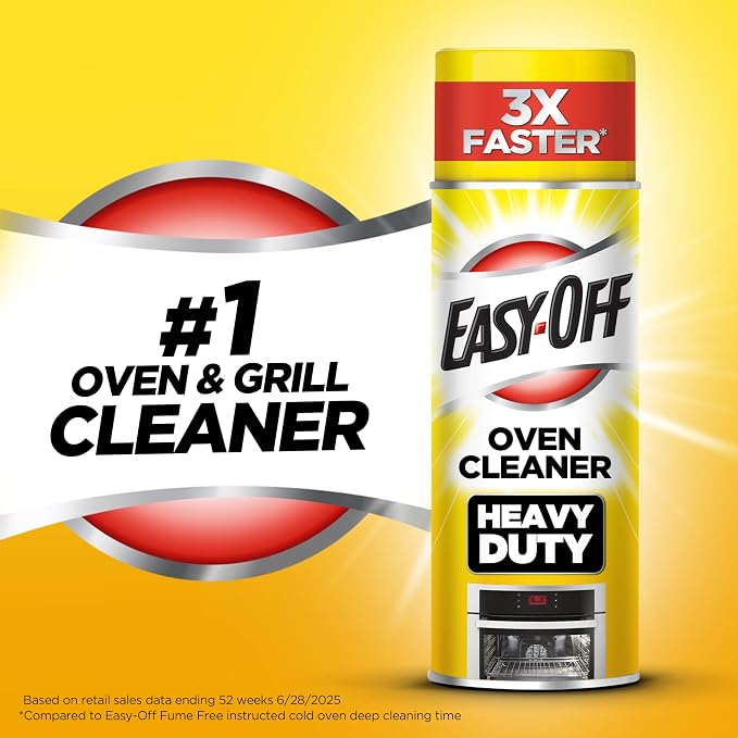 Easy-Off Heavy Duty Oven Cleaner, Regular Scent 87 oz (6 Cans x 14.5 oz)