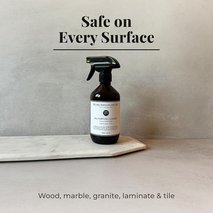 Murchison-Hume All Purpose Cleaner Spray | Plant Based Multi-Surface | Non-Toxic | Food & Pet Safe | Granite, Marble & Stone Safe | Cuts Grease | Kitchen & Bath | Refill Available | Original Fig