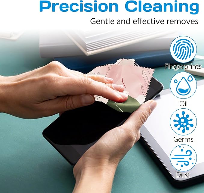 6 PCS Glasses Cleaning Cloth Eyeglass Lens Cleaning Cloth Eyeglasses Wipes Microfiber Reusable Soft for Phone Screens Camera Unisex Women Girls Cute Aesthetic (6.3"x6.3")-Pink Bowknot
