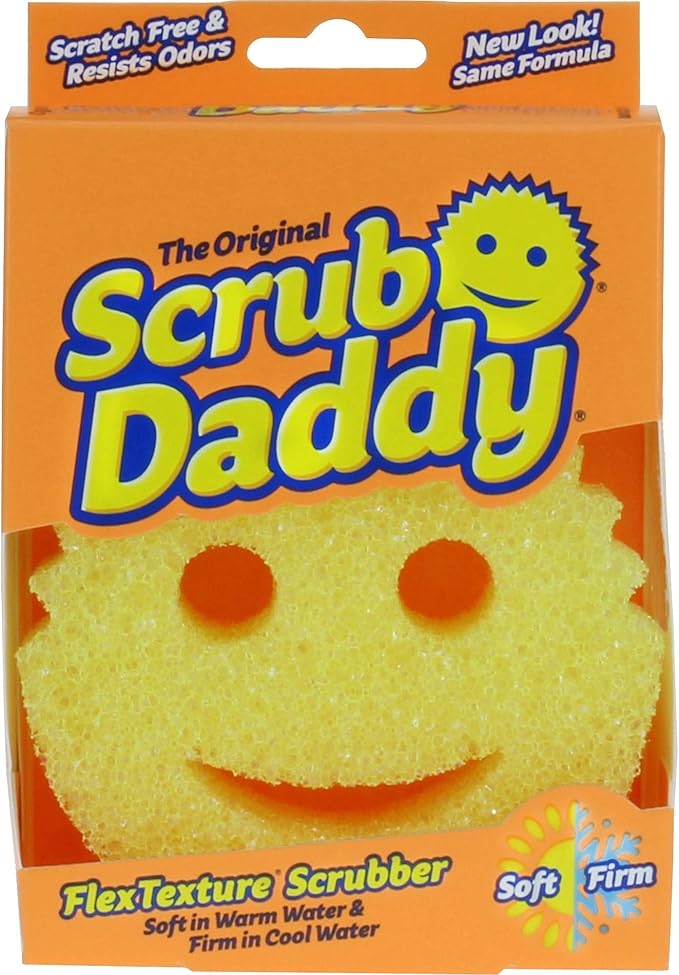 Scrub Daddy SCBSDPDQ Scrub Sponge Yellow (Single Pack)