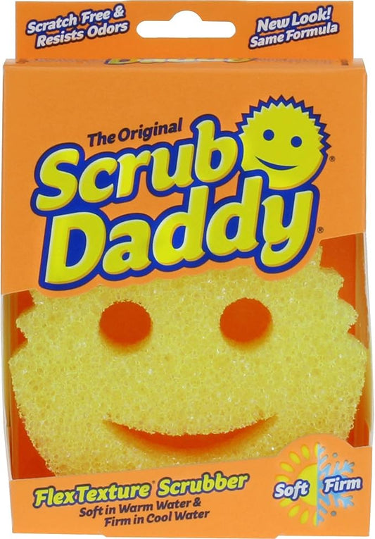 Scrub Daddy SCBSDPDQ Scrub Sponge Yellow (Single Pack)