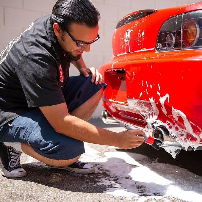 Chemical Guys All in the Details Exterior Detailing Brushes - 3-Piece Soft Scratch-Free Brushes for Wheels, Bumpers, Grilles, Badging & Tight Exterior Gaps on Cars, Trucks, SUVs & More | Three soft, scratch-free brushes reach wheels, bumpers, grilles, ...