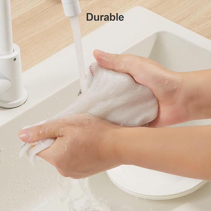 JOYMOOP Cleaning Cloths, Reusable Multi-Purpose Cleaning Rags, Highly Absorbent Kitchen Dish Towels, Quick Drying, Counters & Washing Dishes,11.8" x11.8" - 20pcs