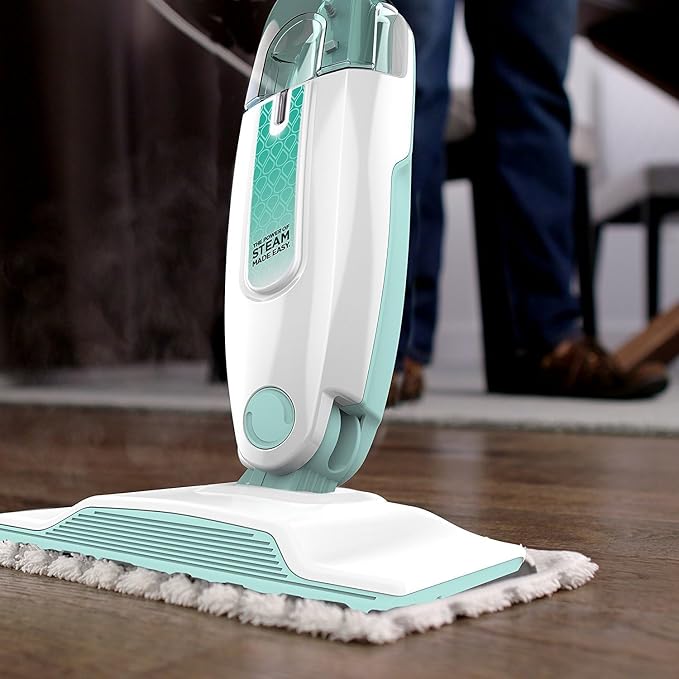 2 Pack Thickened Steam Mop Replacement Pads, Durable Microfiber Mop Pads Compatible with Shark S1000/S1000A/S1000C/S1000WM/S1001C, Washable Pads for Pet Owners and Families with Kids