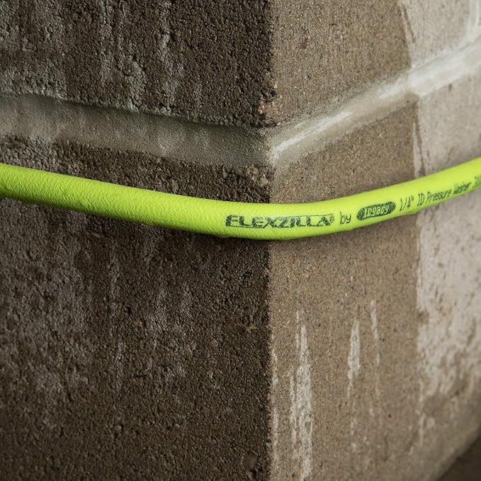 Flexzilla Pressure Washer Replacement Hose, 5/16 in. x 50 ft., 4000 PSI, M22 Fittings, No-Kink, Lightweight, ZillaGreen